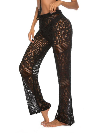 Cutout Straight Swim Pants - Rebel K Collective