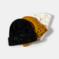 Confetti Rib-Knit Cuff Beanie