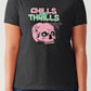 Simply Love Full Size CHILLS AND THRILLS Short Sleeve Tubular T-Shirt