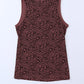 Printed Round Neck Tank