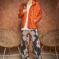 Flower Printed Casual Cozy Full Long Wide Pants