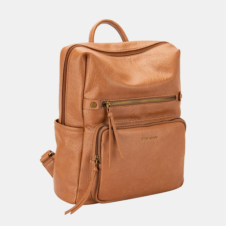 David Jones PU Leather Backpack Bag - Rebel K Collective