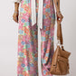 Drawstring Printed Wide Leg Pants - Rebel K Collective