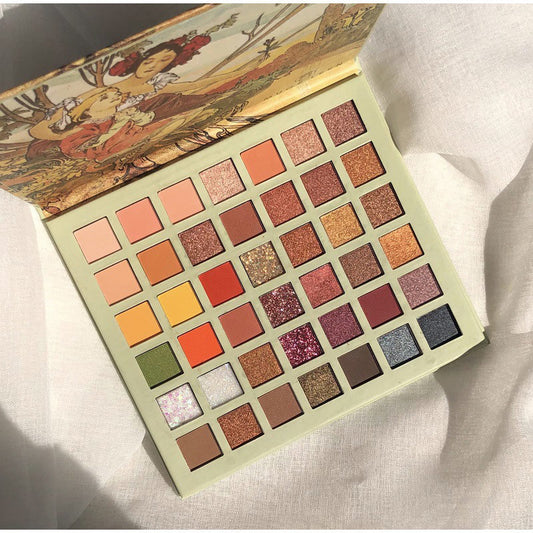 42 Rose Gold Pearl Eyeshadow Palette. -  Matte & Pearlescent & Finish  - Eyeshadow Lightroom -  Set