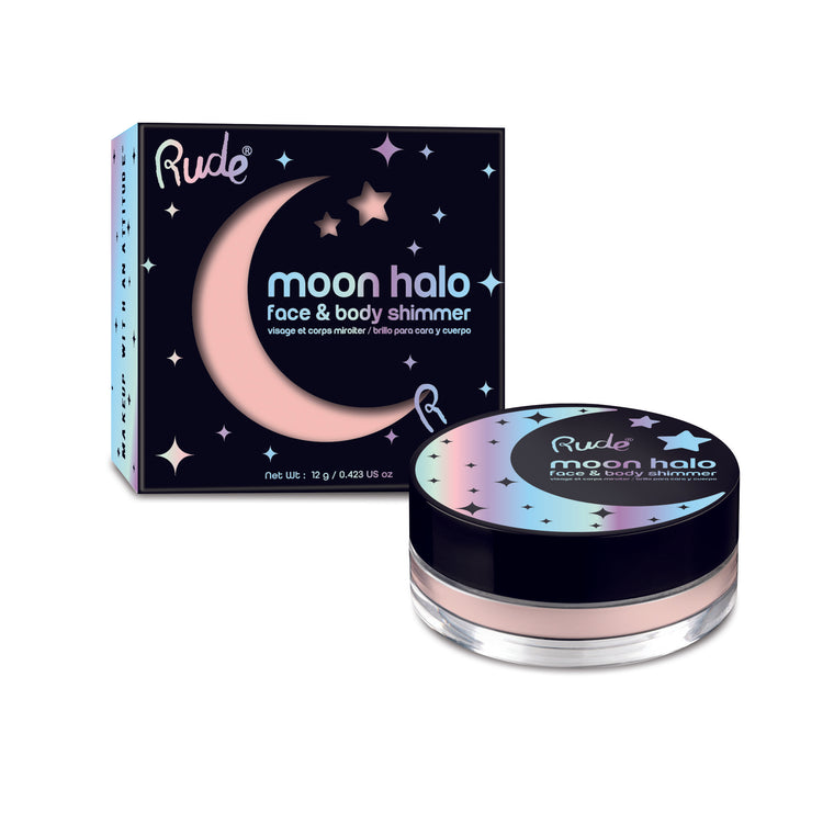 RUDE Moon Halo Face & Body Shimmer