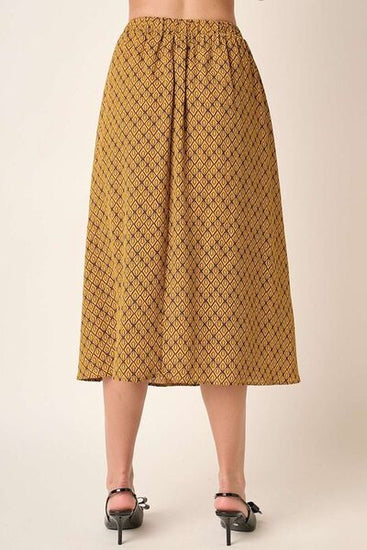 Workwear midi skirt