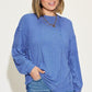 Soft round neck long sleeve t-shirt