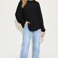 Cotton round neck long sleeve t-shirt