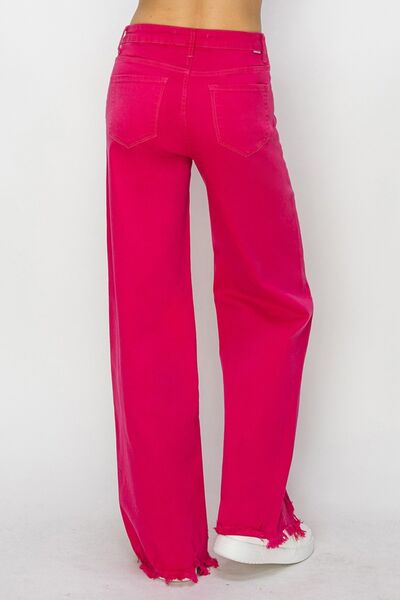 Wide leg jeans for women