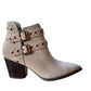 Elsa Leather Ankle Boot in Taupe