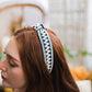 Embroidered Stitch Boho Knotted Headband - Rebel K Collective