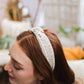 Embroidered Stitch Boho Knotted Headband - Rebel K Collective