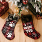 2-Pack Plush Christmas Stockings