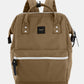 Himawari Water Resistant Canvas Backpack Bag with Side Pockets