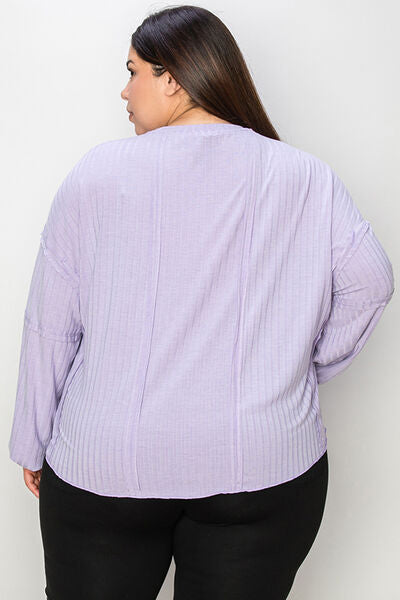 ribbed layering t-shirt