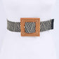 Faux Bamboo Buckle Stretch Belt - Rebel K Collective