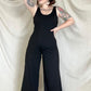 FawnFit Wide Leg Sleeveless Jumpsuit With Built-In Bra - Rebel K Collective