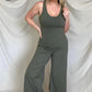 FawnFit Wide Leg Sleeveless Jumpsuit With Built-In Bra - Rebel K Collective