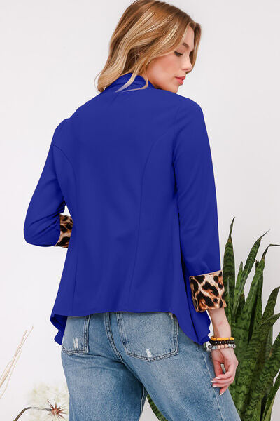 Open front blazer women