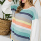 PLUS MULTI STRIPE MIXED BOXY TOP - Rebel K Collective