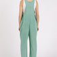 Casual wide leg jumpsuit