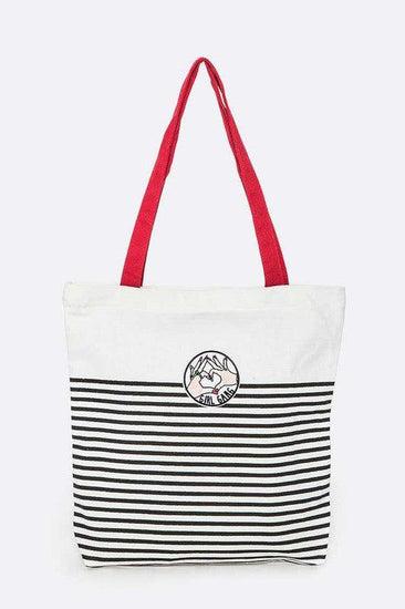 Girl Gang Iconic Patch Cotton Canvas Tote - Rebel K Collective