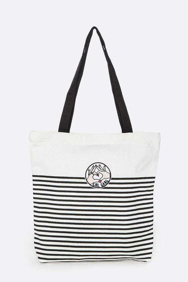 Girl Gang Iconic Patch Cotton Canvas Tote - Rebel K Collective