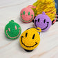 Happy Face Puffy Ball Key Ring - Rebel K Collective