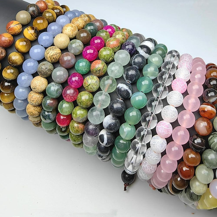 Healing Crystals Stretch Bracelet Natural 8mm - Rebel K Collective