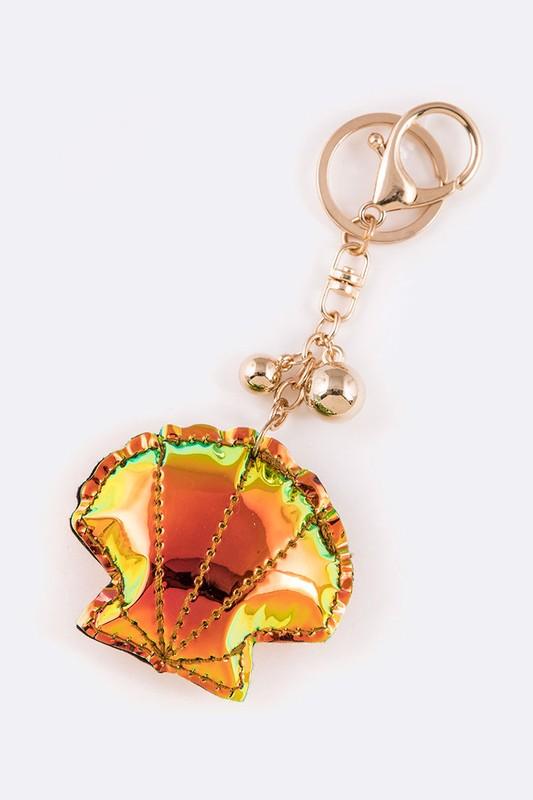 Holographic Puff Shell Iconic Key Chain - Rebel K Collective