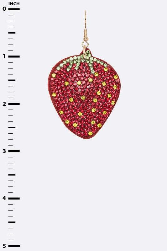 Cute fruit-shaped earrings