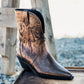 Jersey Metallic Boot in Bronze