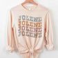 JOLENE WESTERN DOLLY LONG SLEEVE TEE - Rebel K Collective