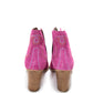 Journee Ankle Boots in Magenta