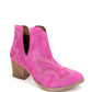 Journee Ankle Boots in Magenta