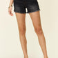 Judy Blue Full Size Tummy Control Fray Hem Shorts - Rebel K Collective