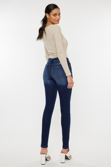 Kancan Mid Rise Gradient Skinny Jeans - Rebel K Collective