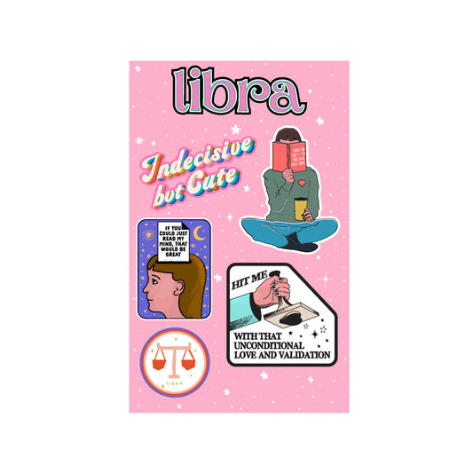 Libra Astrological Sticker Sheet