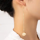 Long chain with dangling ball drop earrings - Rebel K Collective