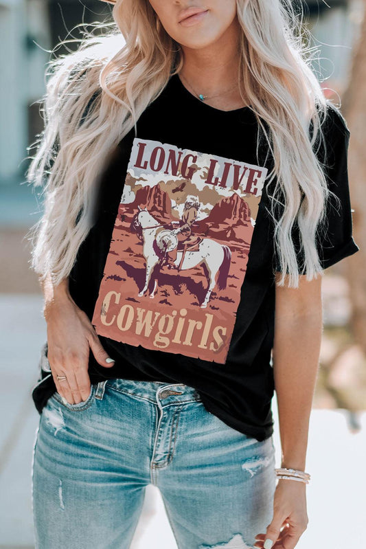 LONG LIVE COWGIRLS Graphic Tee - Rebel K Collective