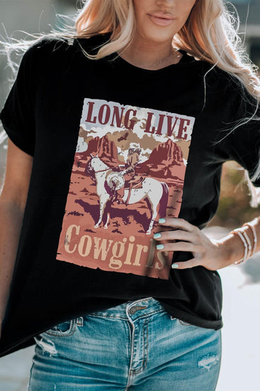 LONG LIVE COWGIRLS Graphic Tee - Rebel K Collective