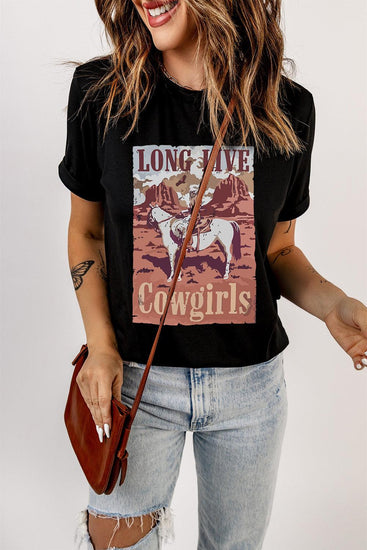 LONG LIVE COWGIRLS Graphic Tee - Rebel K Collective