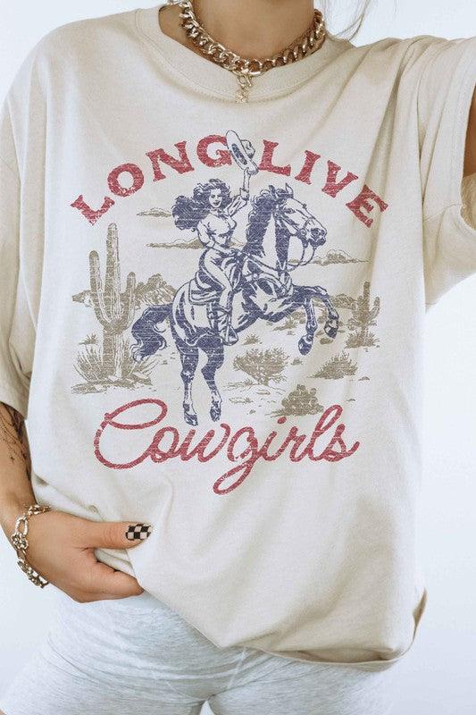 LONG LIVE COWGIRLS GRAPHIC TEE - Rebel K Collective