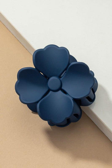 Matte Color Coated Flower Hair Claw Clip - Rebel K Collective