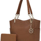 MKF Collection Savannah Tote Bag and Wallet - Rebel K Collective