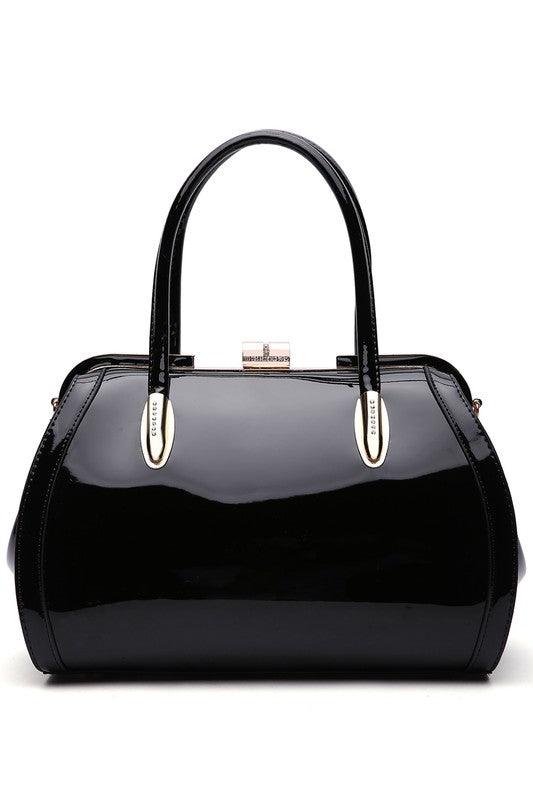 MKF Marlene Patent Satchel Handbag by Mia K - Rebel K Collective