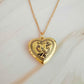 Nostalgic Heart Initial Open Locket Necklace - Rebel K Collective