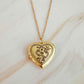 Nostalgic Heart Initial Open Locket Necklace - Rebel K Collective