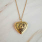 Nostalgic Heart Initial Open Locket Necklace - Rebel K Collective