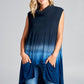 OMBRE SLEEVELESS TURTLE NECK POCKET TOP - Rebel K Collective